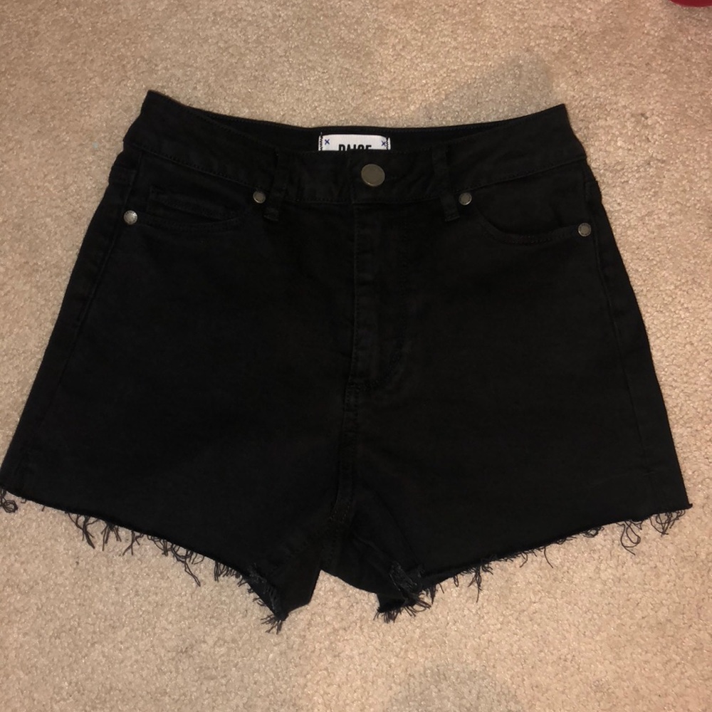 Paige high waisted jean shorts